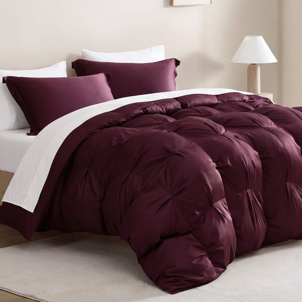 Bubble-Quilted Bamboo Viscose Comforter