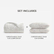 Faux Fur Comforter and Sham Bundle – bundle (view 22) | Roost & Roam