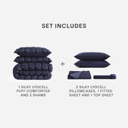Lyocell Puff Comforter Bed Bundle – bundle (view 30) | Roost & Roam