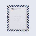Chevron Bone Inlay Picture Frame