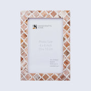 Moroccan Bone Inlay Picture Frame