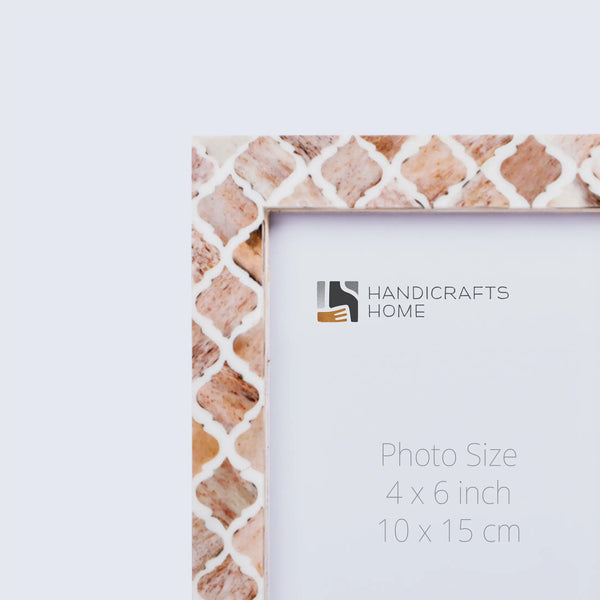Moroccan Bone Inlay Picture Frame