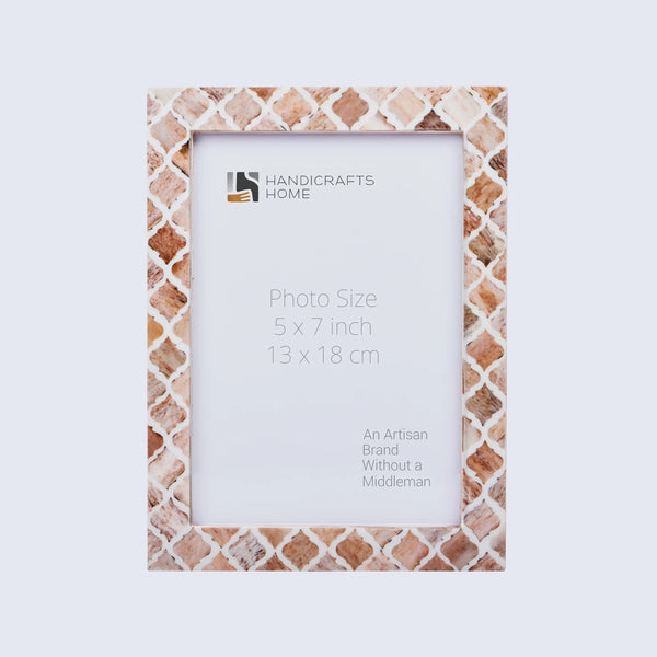 Moroccan Bone Inlay Picture Frame