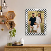Bone Inlay Moroccan Pattern Picture Frame