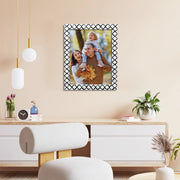 Bone Inlay Moroccan Pattern Picture Frame