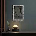 Bone Inlay Moroccan Pattern Picture Frame