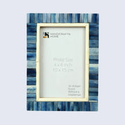 Blue Bone Inlay Picture Frame
