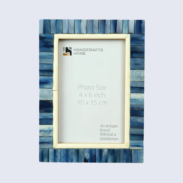 Blue Bone Inlay Picture Frame