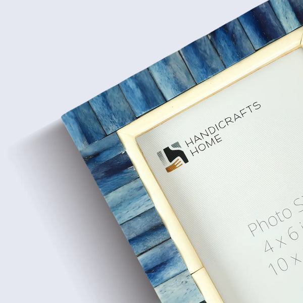 Blue Bone Inlay Picture Frame