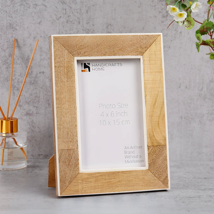 Wood Resin Inlay Picture Frame
