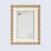 Scallop Bone Inlay Picture Frame