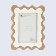 Scalloped Resin Inlay Picture Frame