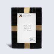Resin Brass Inlay Picture Frame