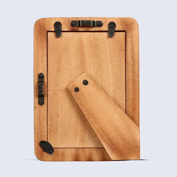 Horn Inlay Brass Picture Frame