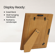 Geometric Resin Inlay Picture Frame