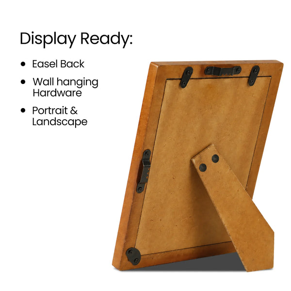 Bone Inlay Wood Picture Frame