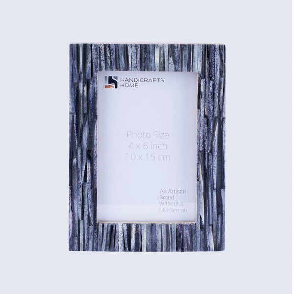 Bone Inlay Stripe Picture Frame