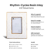 Carved Resin Inlay Picture Frame