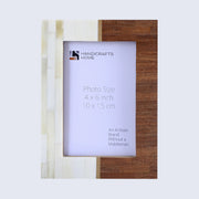 Bone Inlay Wood Picture Frame