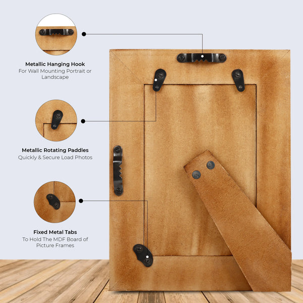 Bone Inlay Wood Picture Frame