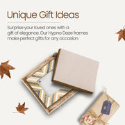 Chevron Wood Resin Inlay Picture Frame