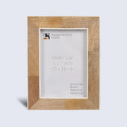 Wood Resin Inlay Picture Frame