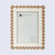 Scallop Bone Inlay Picture Frame