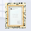 Abstract Ink Resin Inlay Picture Frame