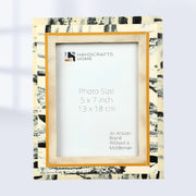 Abstract Ink Resin Inlay Picture Frame
