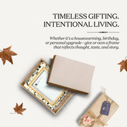 Abstract Ink Resin Inlay Picture Frame