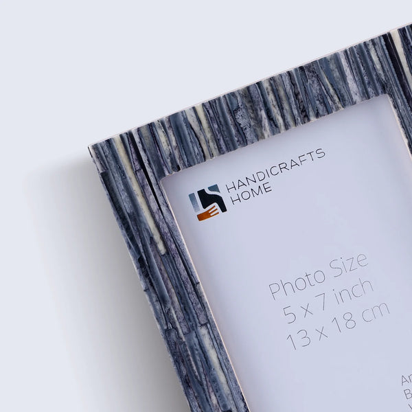 Bone Inlay Stripe Picture Frame