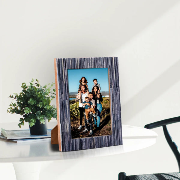 Bone Inlay Stripe Picture Frame
