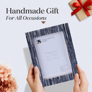 Bone Inlay Stripe Picture Frame