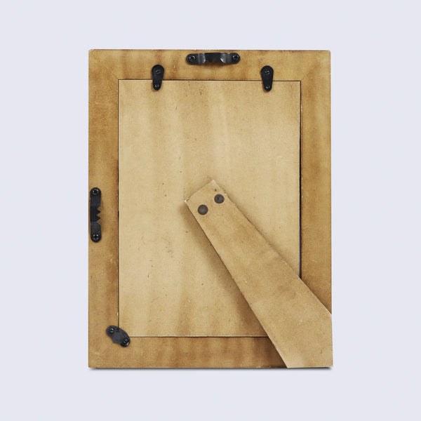 Scalloped Bone Inlay Picture Frame Set
