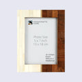Bone Inlay Wood Picture Frame
