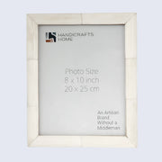 Ridged Bone Inlay Picture Frame