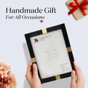 Resin Brass Inlay Picture Frame