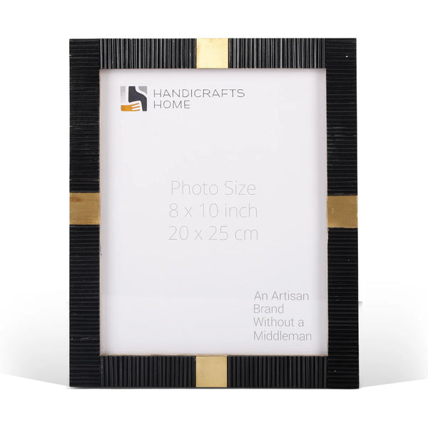 Resin Brass Inlay Picture Frame
