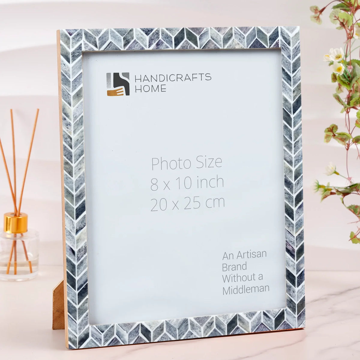 The frame that holds its own beside the photo