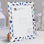 Chevron Bone Inlay Picture Frame