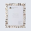 Mother of Pearl Chevron Picture Frame