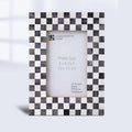 Checkered Bone Inlay Picture Frame