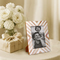 Chevron Bone Inlay Picture Frame