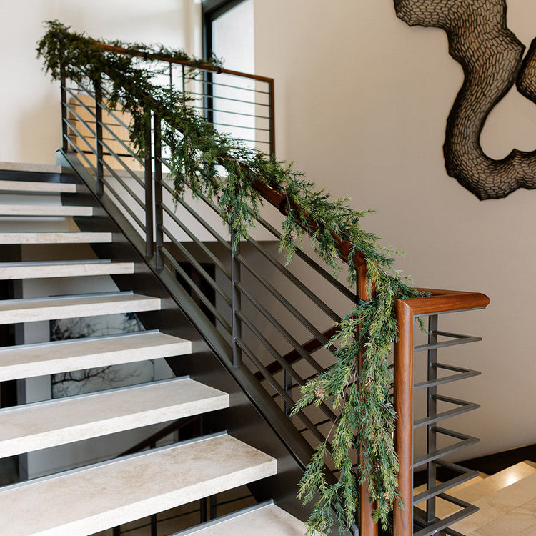 Artificial Pine Garland with Pinecones