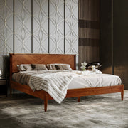 Chevron-Panel Solid Wood Bed Frame — additional product view 16