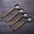 Gold-Finish Perforated Olive Spoon Set