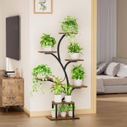 Tiered Metal Plant Stand Grow Lights
