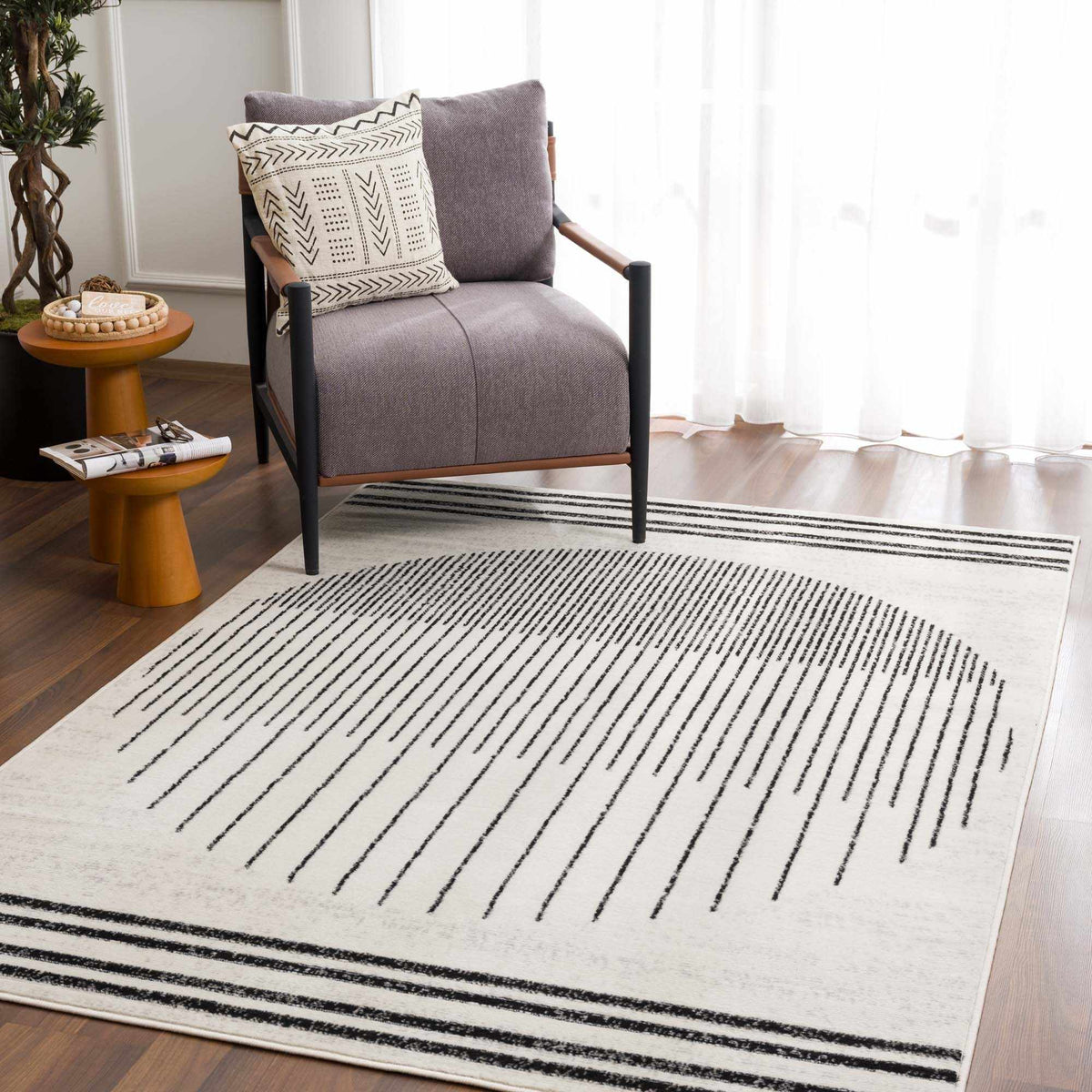 The rug that draws the whole room together