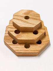 Octagon Wood Propagation Station Shelf