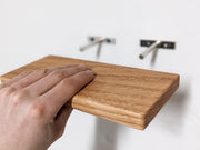 Danish Oil Hardwood Floating Shelf